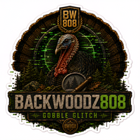Backwoodz808 Gobble Glitch Vinyl Sticker