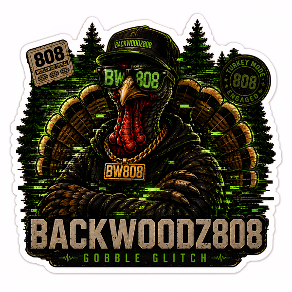 Glitched Gobbler Vinyl Sticker