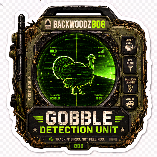 Gobble Detection Unit Vinyl Sticker