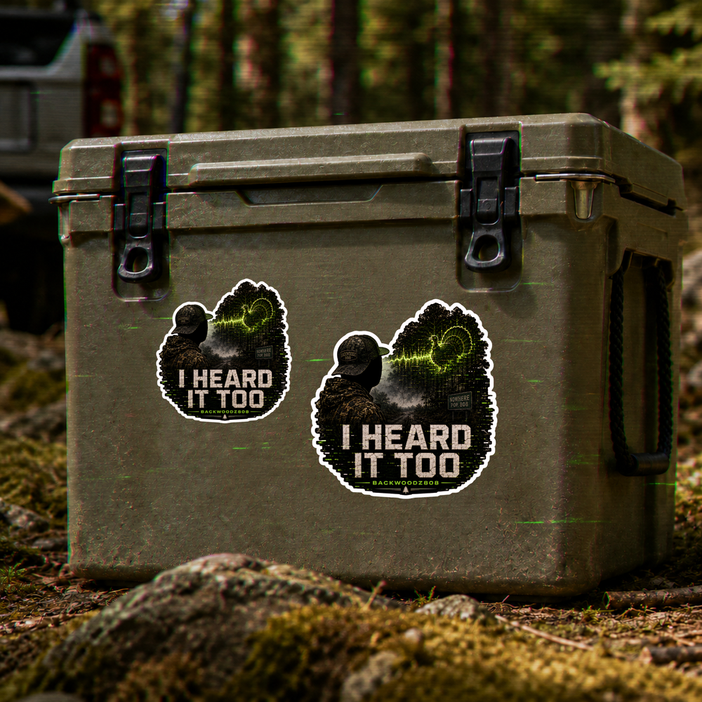 I Heard It Too Vinyl Sticker