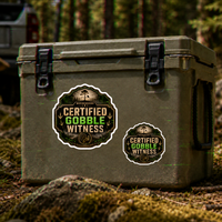Certified Gobble Witness Vinyl Sticker