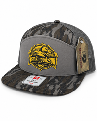 Golden Duck – Backwoodz808 Laser-Engraved Patch Richardson Flat Bill Hat